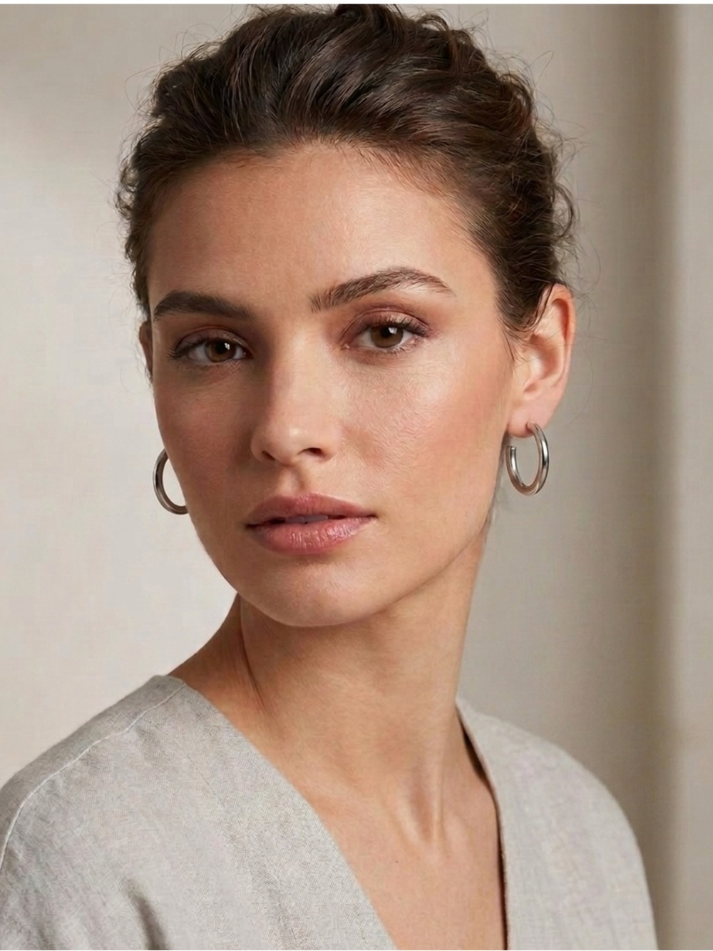Sterling Silver Classic Hoops - Elegant Women’s Hoop Earrings